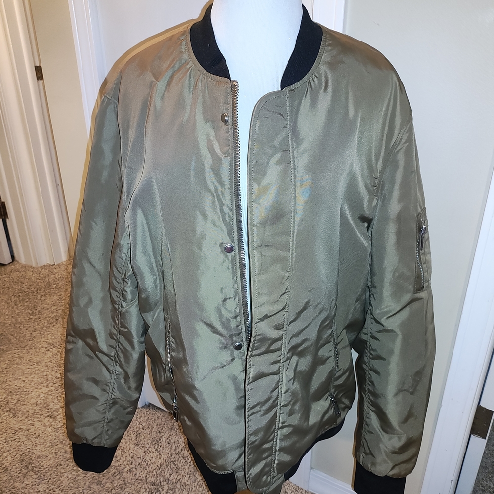 H&M Khaki Bomber Jacket
